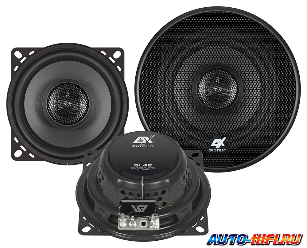 2-полосная коаксиальная акустика ESX SL42 2-полосная коаксиальная акустика ESX SL42