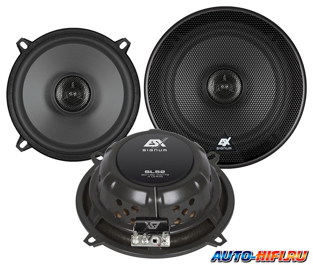 2-полосная коаксиальная акустика ESX SL52 2-полосная коаксиальная акустика ESX SL52