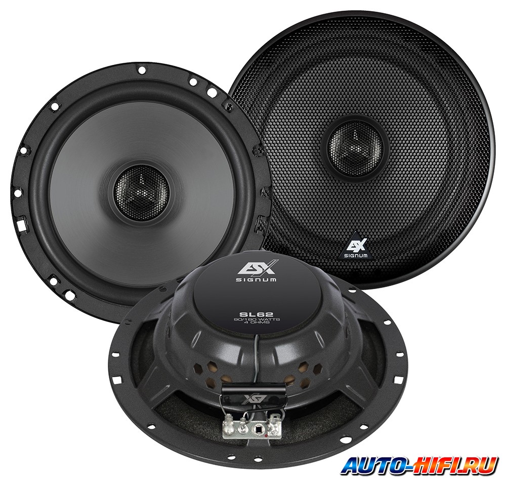 2-полосная коаксиальная акустика ESX SL62 2-полосная коаксиальная акустика ESX SL62