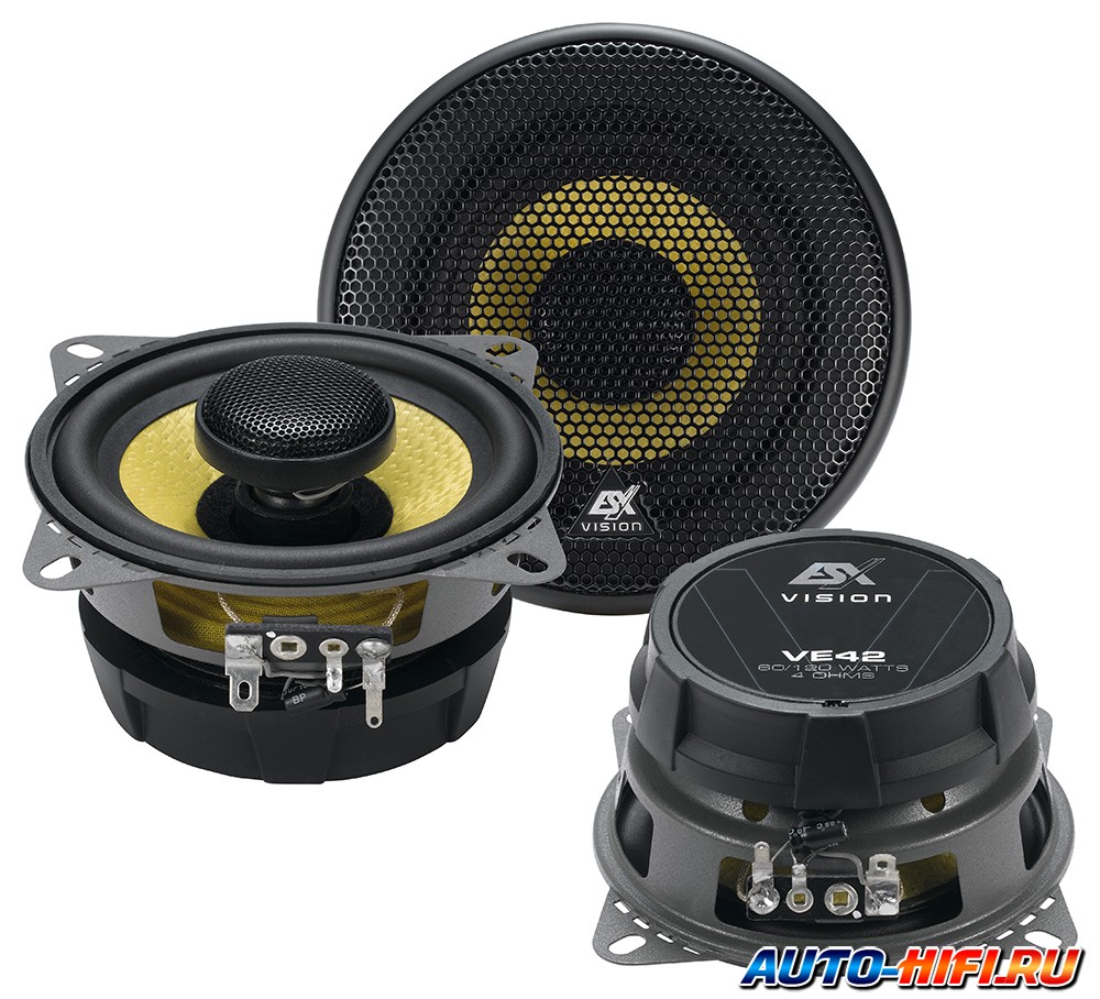2-полосная коаксиальная акустика ESX VE42 2-полосная коаксиальная акустика ESX VE42