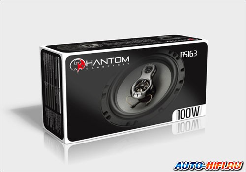 3-полосная коаксиальная акустика Phantom RS-163 3-полосная коаксиальная акустика Phantom RS-163