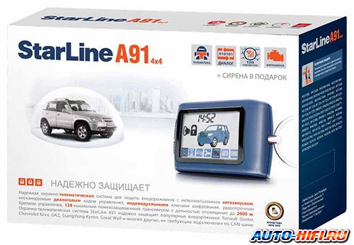 Автосигнализация StarLine A91 4x4 Автосигнализация StarLine A91 4x4