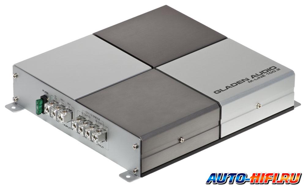 2-канальный усилитель Gladen M-LINE 100.2 2-канальный усилитель Gladen M-LINE 100.2