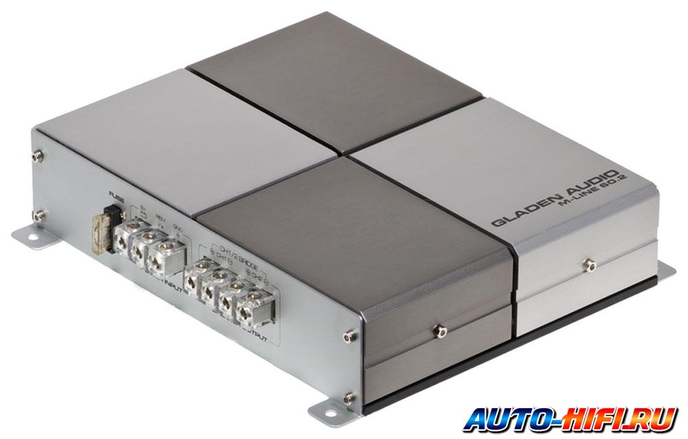 2-канальный усилитель Gladen M-LINE 60.2 2-канальный усилитель Gladen M-LINE 60.2