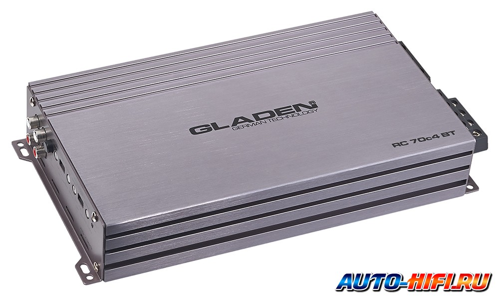 4-канальный усилитель Gladen RC 70c4 BT 4-канальный усилитель Gladen RC 70c4 BT