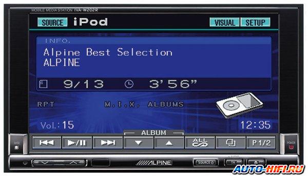 Автомагнитола Alpine IVA-W202R