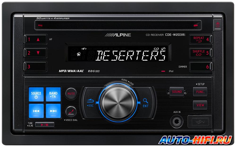 Автомагнитола Alpine CDE-W203Ri Автомагнитола Alpine CDE-W203Ri