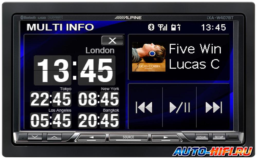 Автомагнитола Alpine iXA-W407BT Автомагнитола Alpine iXA-W407BT