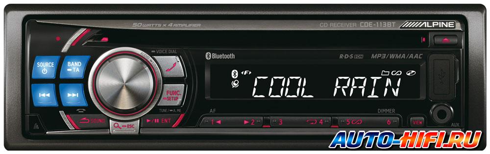 Автомагнитола Alpine CDE-113BT Автомагнитола Alpine CDE-113BT