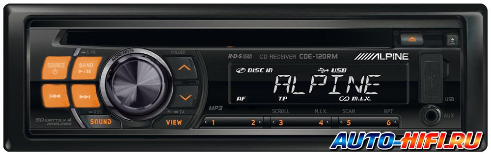 Автомагнитола Alpine CDE-120RM Автомагнитола Alpine CDE-120RM