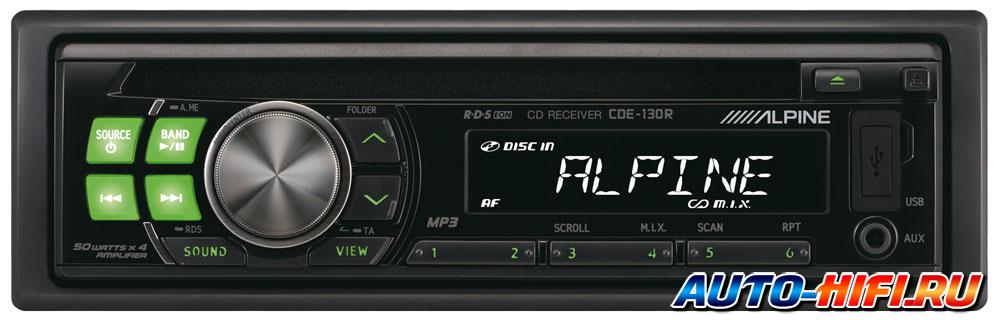 Автомагнитола Alpine CDE-130R Автомагнитола Alpine CDE-130R