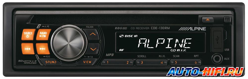Автомагнитола Alpine CDE-130RM Автомагнитола Alpine CDE-130RM