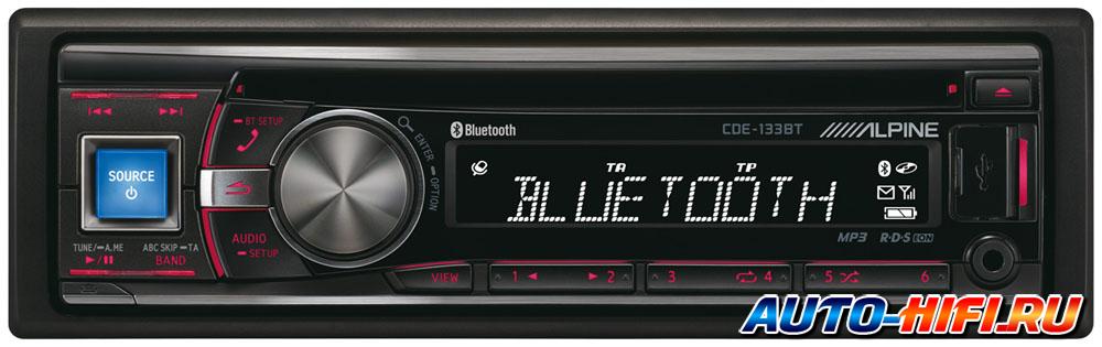Автомагнитола Alpine CDE-133BT Автомагнитола Alpine CDE-133BT