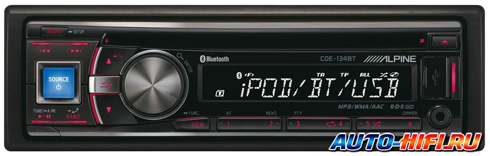 Автомагнитола Alpine CDE-134BT Автомагнитола Alpine CDE-134BT