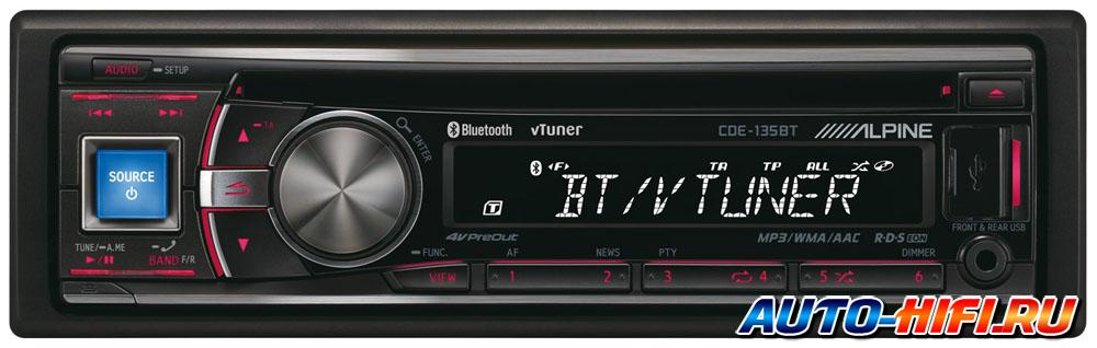 Автомагнитола Alpine CDE-135BT Автомагнитола Alpine CDE-135BT