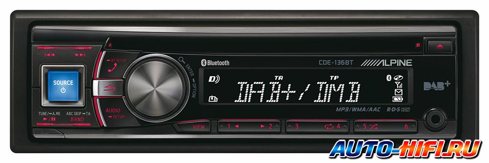Автомагнитола Alpine CDE-136BT Автомагнитола Alpine CDE-136BT