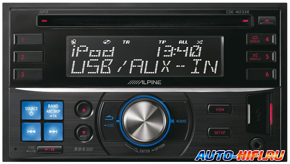 Автомагнитола Alpine CDE-W233R Автомагнитола Alpine CDE-W233R