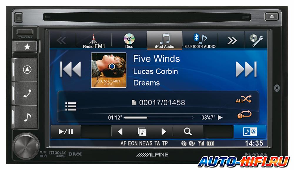 Автомагнитола Alpine INE-W920R Автомагнитола Alpine INE-W920R