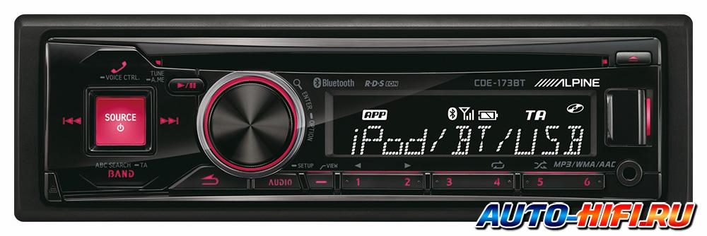 Автомагнитола Alpine CDE-173BT Автомагнитола Alpine CDE-173BT