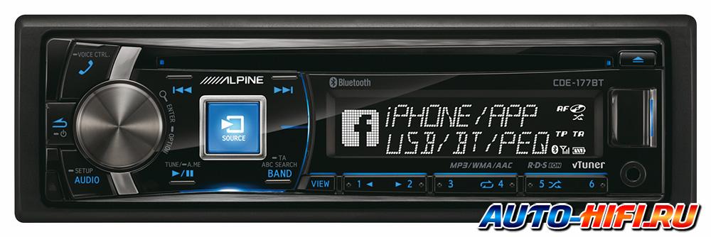 Автомагнитола Alpine CDE-177BT Автомагнитола Alpine CDE-177BT