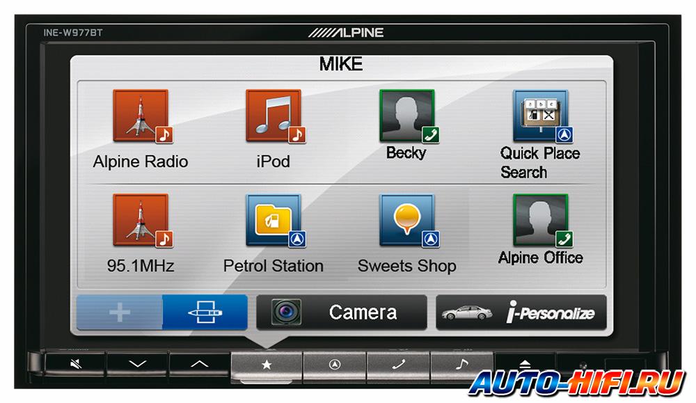 Автомагнитола Alpine INE-W977BT Автомагнитола Alpine INE-W977BT