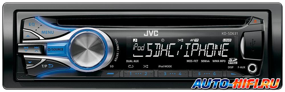 Автомагнитола JVC KD-SD631E Автомагнитола JVC KD-SD631E