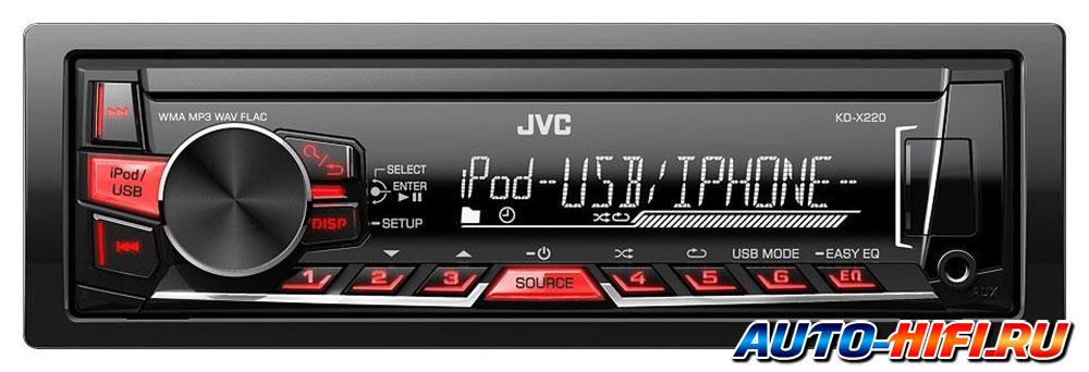 Автомагнитола JVC KD-X220E Автомагнитола JVC KD-X220E