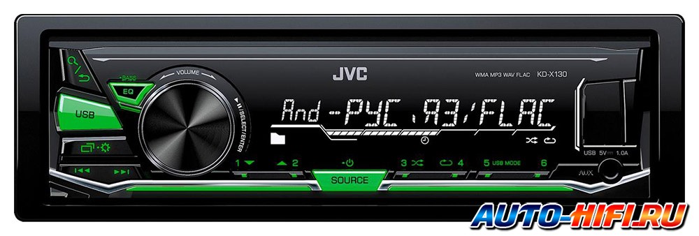 Автомагнитола JVC KD-X130Q Автомагнитола JVC KD-X130Q