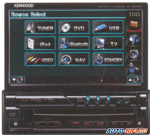 Автомагнитола Kenwood KVT-54DVDR Автомагнитола Kenwood KVT-54DVDR