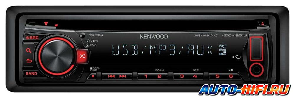 Автомагнитола Kenwood KDC-4251URY Автомагнитола Kenwood KDC-4251URY