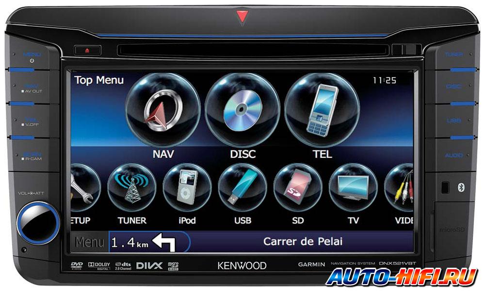 Автомагнитола Kenwood DNX521VBT Автомагнитола Kenwood DNX521VBT