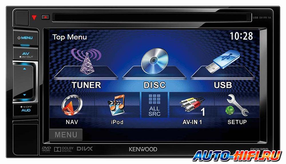 Автомагнитола Kenwood DDX355 Автомагнитола Kenwood DDX355