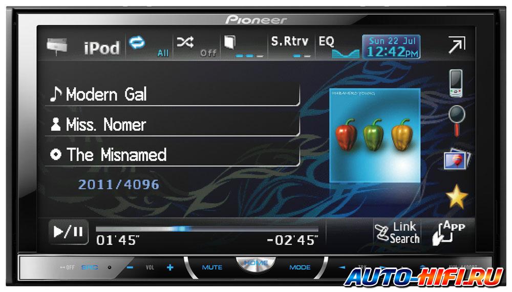 Автомагнитола Pioneer AVH-4400BT Автомагнитола Pioneer AVH-4400BT