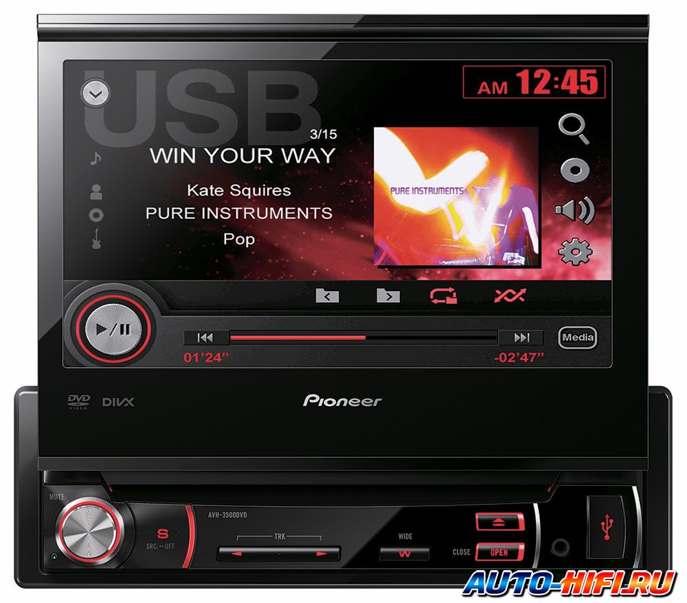 Автомагнитола Pioneer AVH-3500DVD Автомагнитола Pioneer AVH-3500DVD