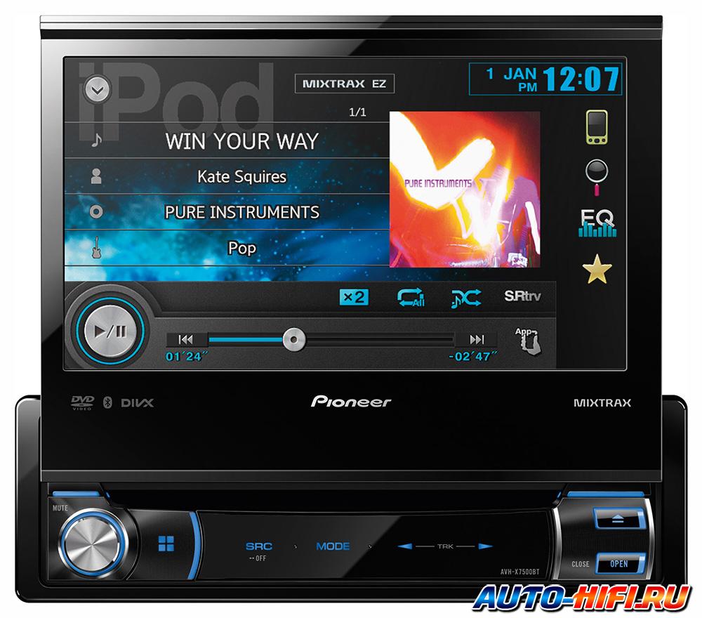 Автомагнитола Pioneer AVH-X7500BT Автомагнитола Pioneer AVH-X7500BT