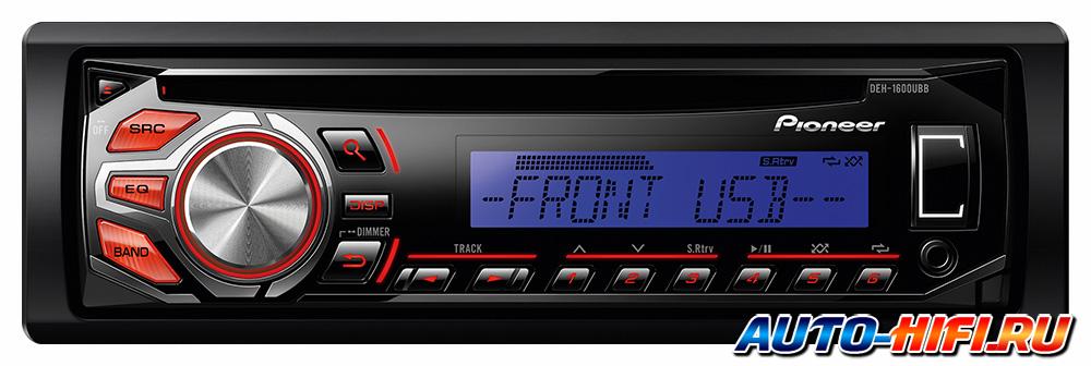 Автомагнитола Pioneer DEH-1600UBB Автомагнитола Pioneer DEH-1600UBB