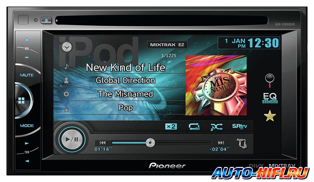 Автомагнитола Pioneer AVH-X1600DVD Автомагнитола Pioneer AVH-X1600DVD