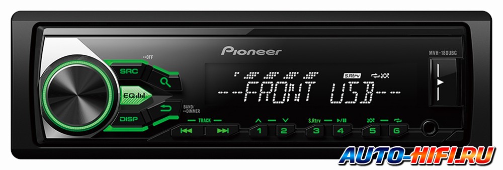 Автомагнитола Pioneer MVH-180UBG Автомагнитола Pioneer MVH-180UBG