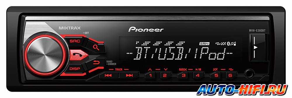 Автомагнитола Pioneer MVH-X380BT Автомагнитола Pioneer MVH-X380BT