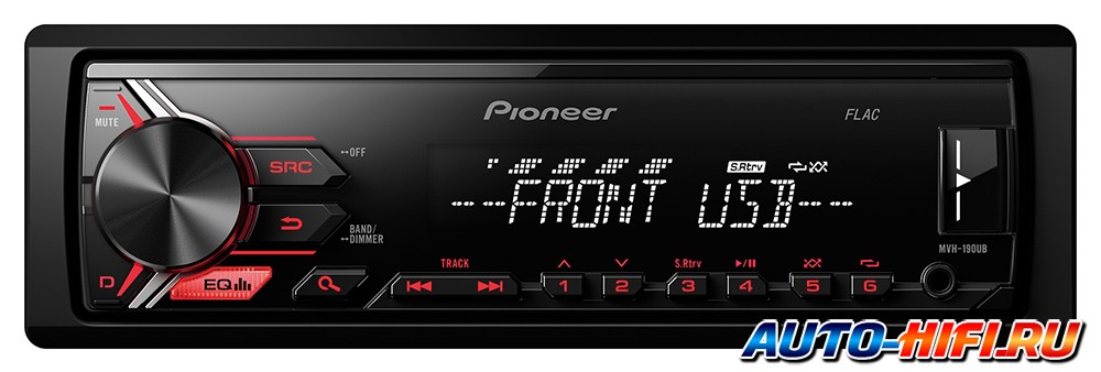 Автомагнитола Pioneer MVH-190UB Автомагнитола Pioneer MVH-190UB