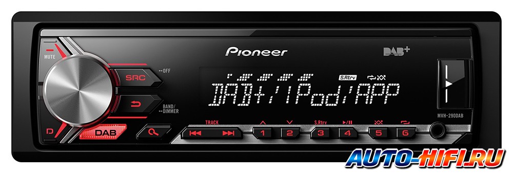 Автомагнитола Pioneer MVH-290DAB Автомагнитола Pioneer MVH-290DAB