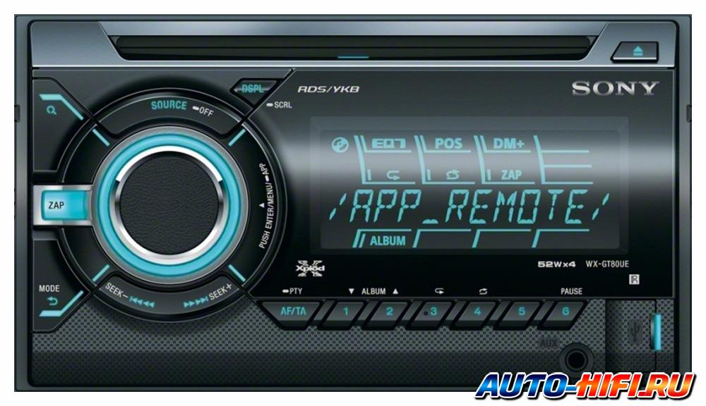 Автомагнитола Sony WX-GT80UE Автомагнитола Sony WX-GT80UE