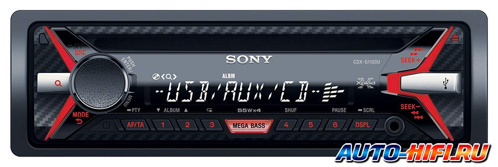 Автомагнитола Sony CDX-G1100U Автомагнитола Sony CDX-G1100U