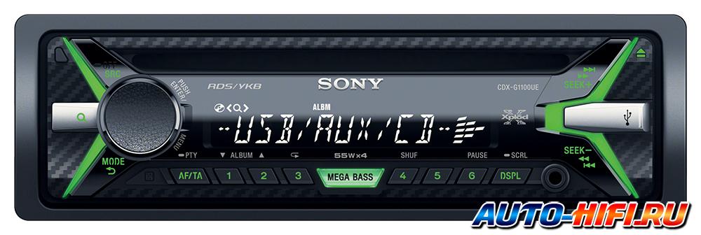 Автомагнитола Sony CDX-G1100UE Автомагнитола Sony CDX-G1100UE