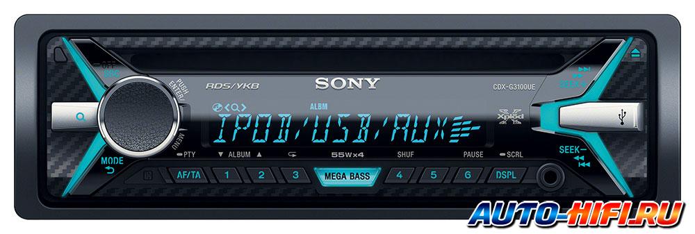 Sony cdx-g3100ue 