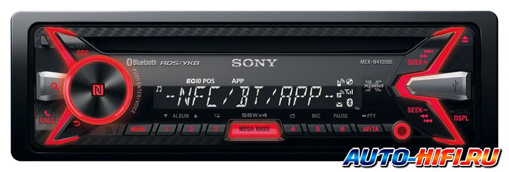Автомагнитола Sony MEX-N4100BE Автомагнитола Sony MEX-N4100BE