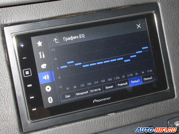 Настройка эквалайзера Pioneer SPH-DA120 Настройка эквалайзера Pioneer SPH-DA120