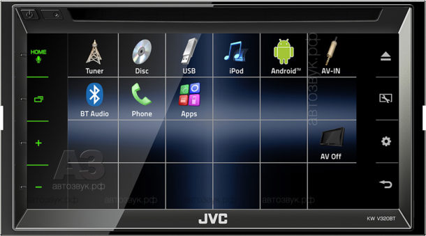 Мультимедийное ГУ JVC KW-V320BT Мультимедийное ГУ JVC KW-V320BT