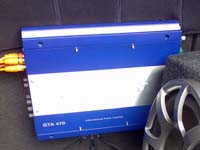 Установка усилителя Blaupunkt GTA 470 в Lada Priora