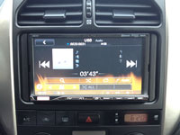 Фотография установки магнитолы Alpine ICS-X7 в Toyota RAV4